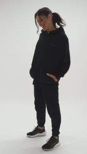 Essential Oversized Hoodie - Black