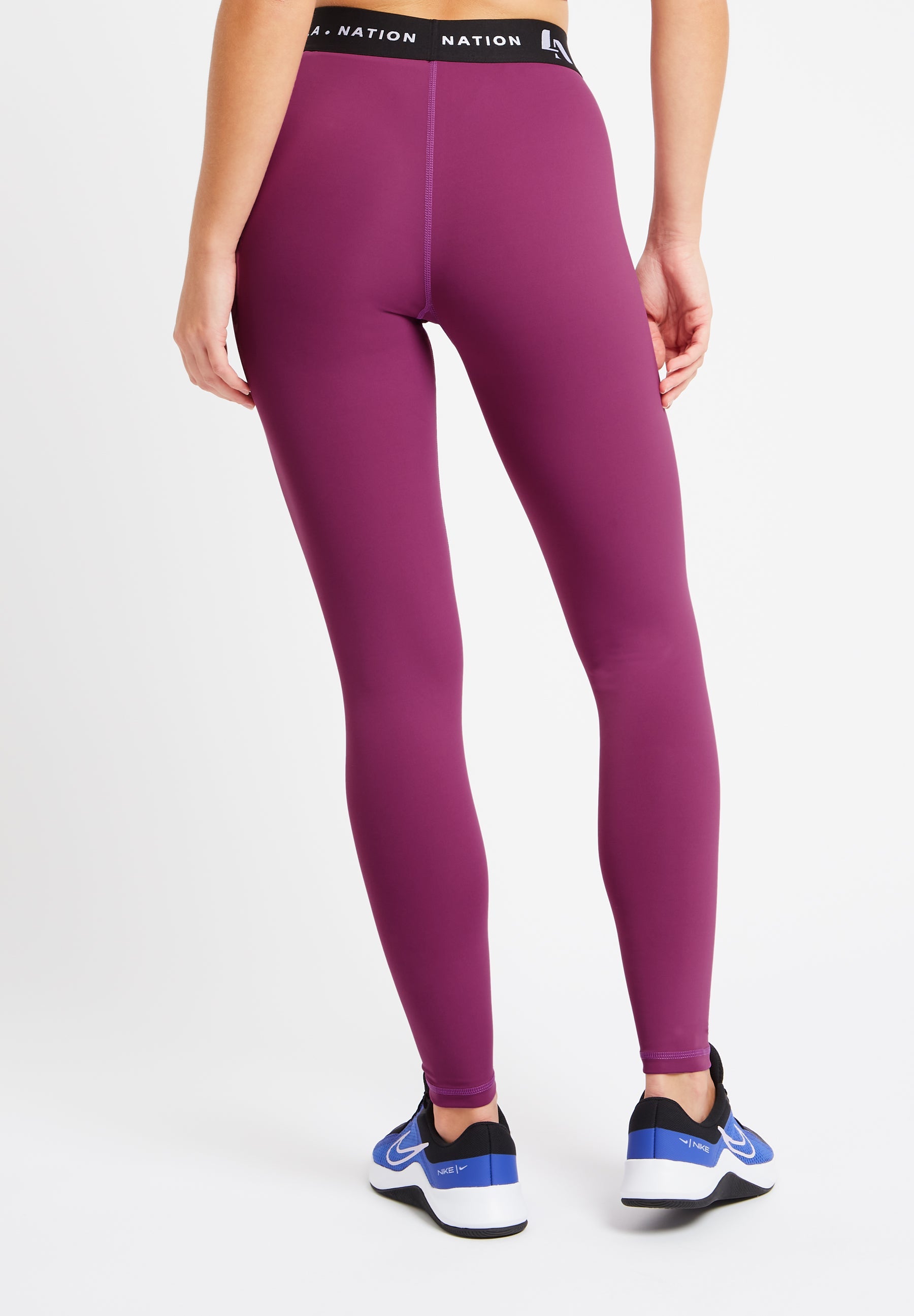 Signature High Waisted Leggings Multi-Pack: Black & Purple