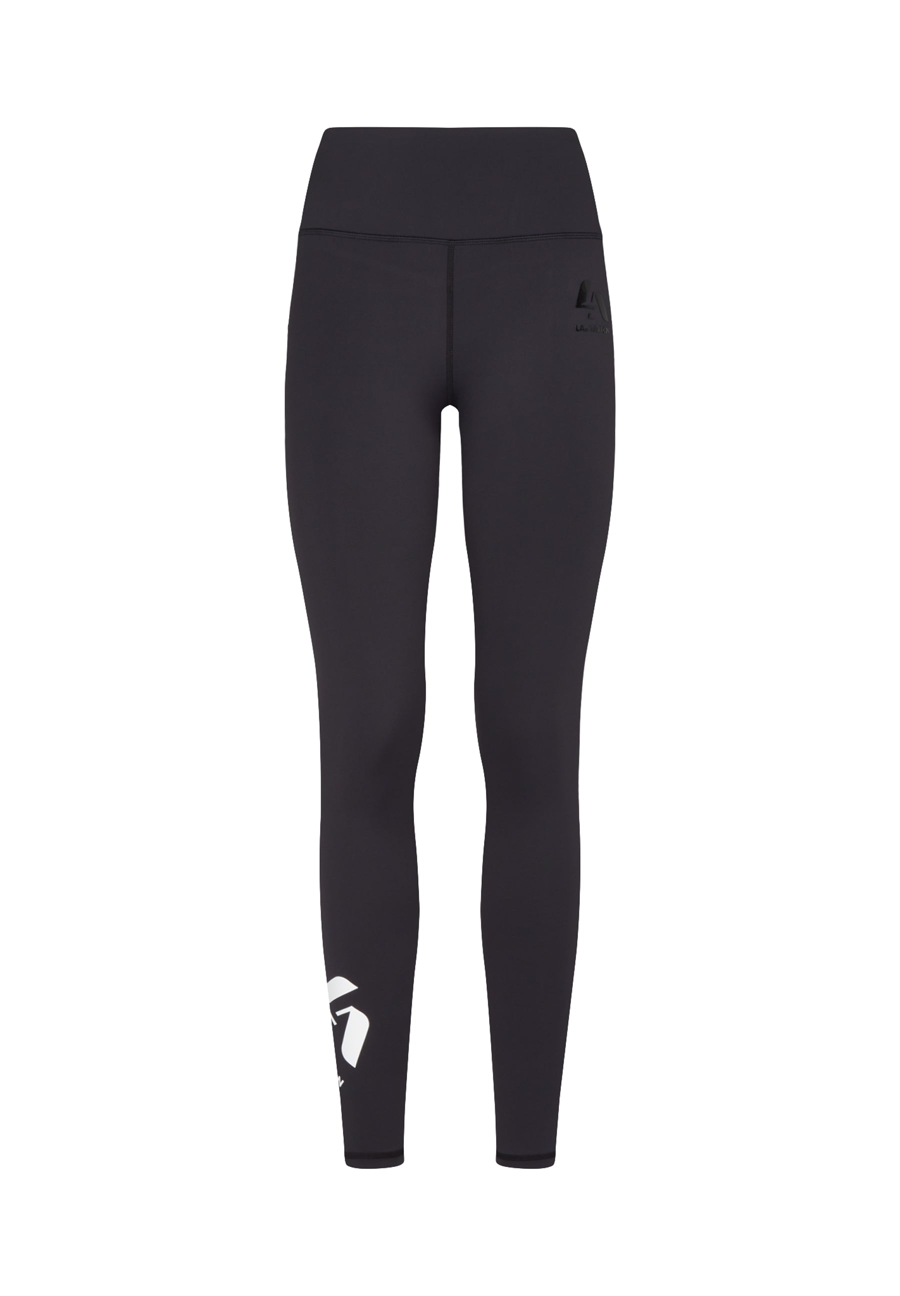 Performance Full Length High Waisted Leggings-Black