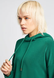 Lux Relaxed Hoodie-Green