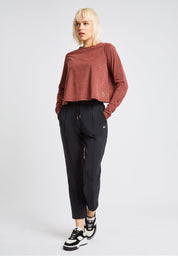 Lux Wide Leg Trousers-Black