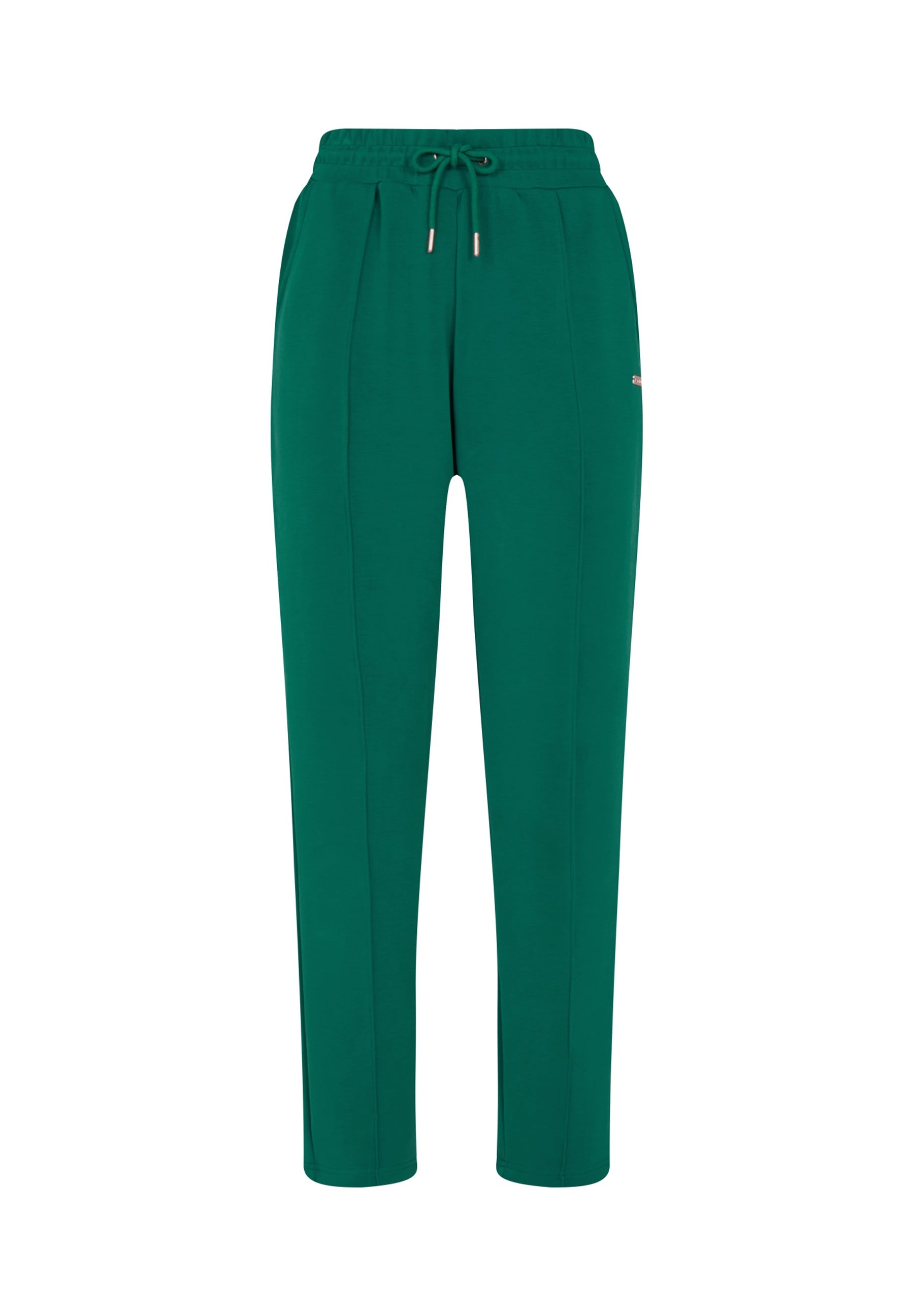 Lux Wide Leg Trousers-Green