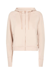 Lux Zip Up Hoodie-Pink