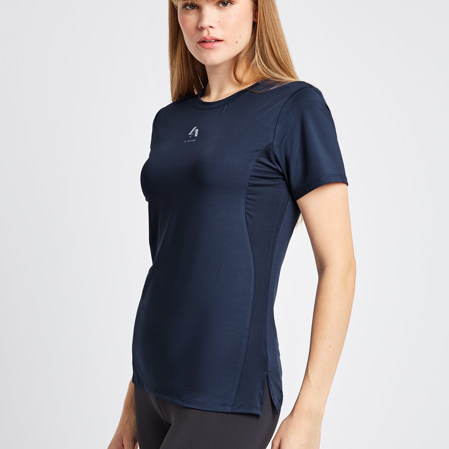 Performance Short Sleeve Sports T-Shirt-Navy