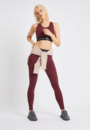 Signature Padded Sports Bra-Plum Purple