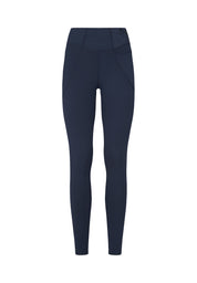 Ultra High Waisted Full Length Gym Leggings-Navy